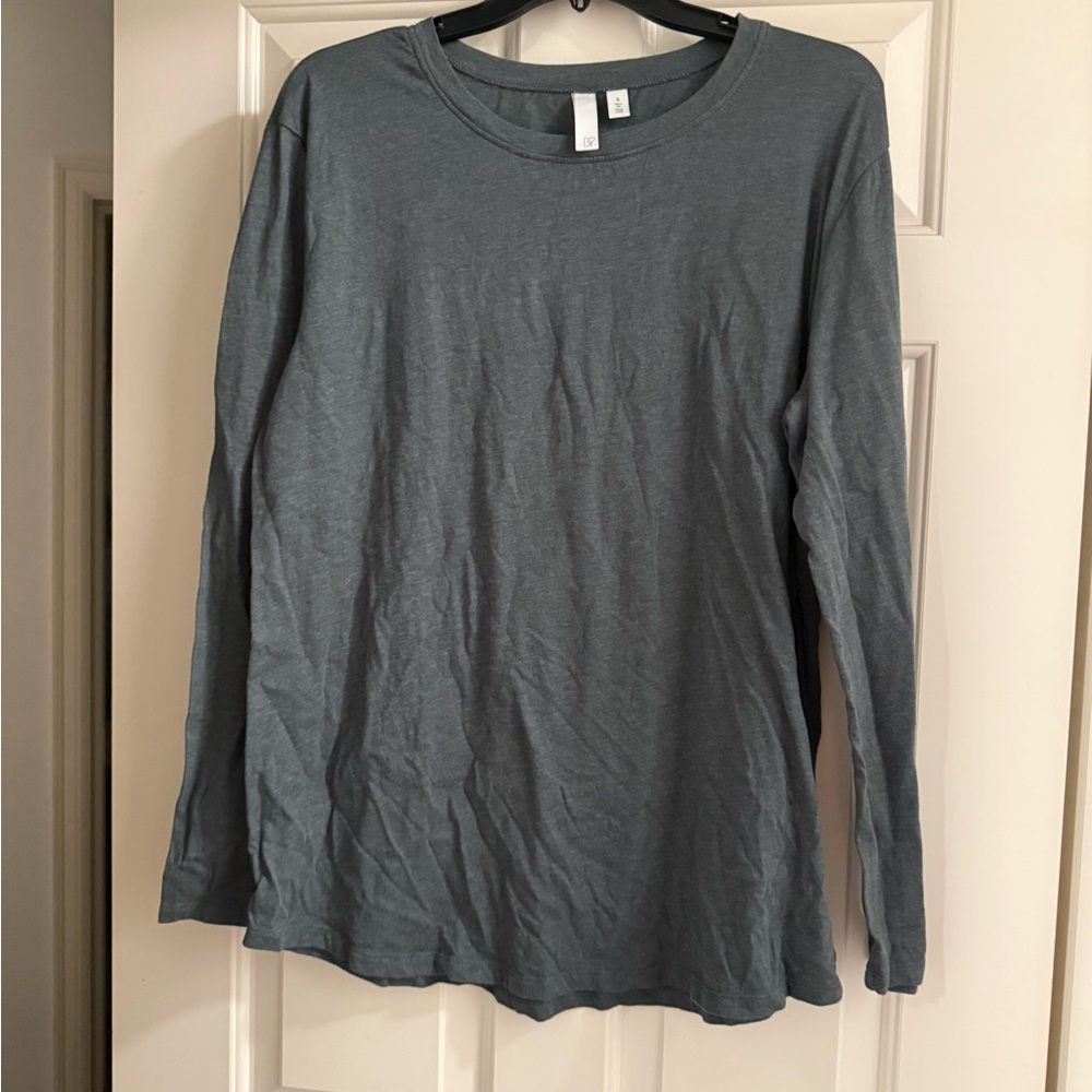 BP Long Sleeve Tee in Gray-Green